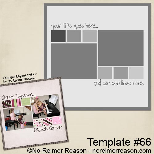 Free Digital Scrapbook Template