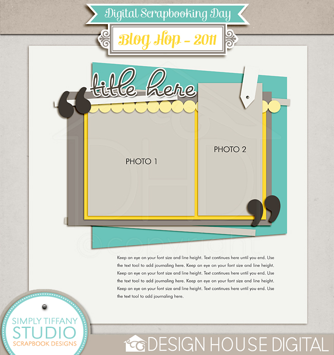 Free Digital Scrapbooking Templates Photoshop