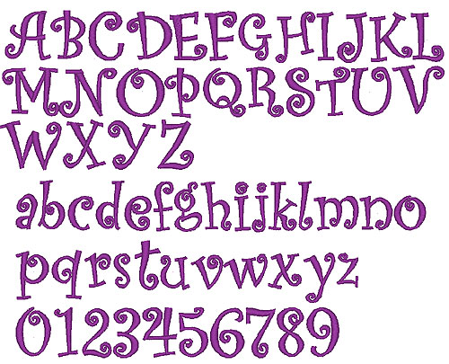 Free Embroidery Font Downloads Free Embroidery Font Downloads