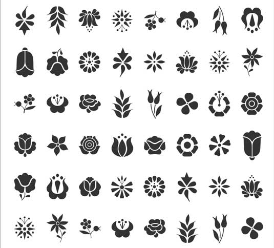 13 Flower Font Symbol Images