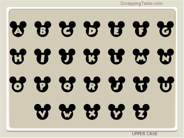 15 Mickey Mouse Head Font Images