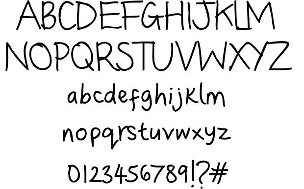 Free Primary Handwriting Fonts