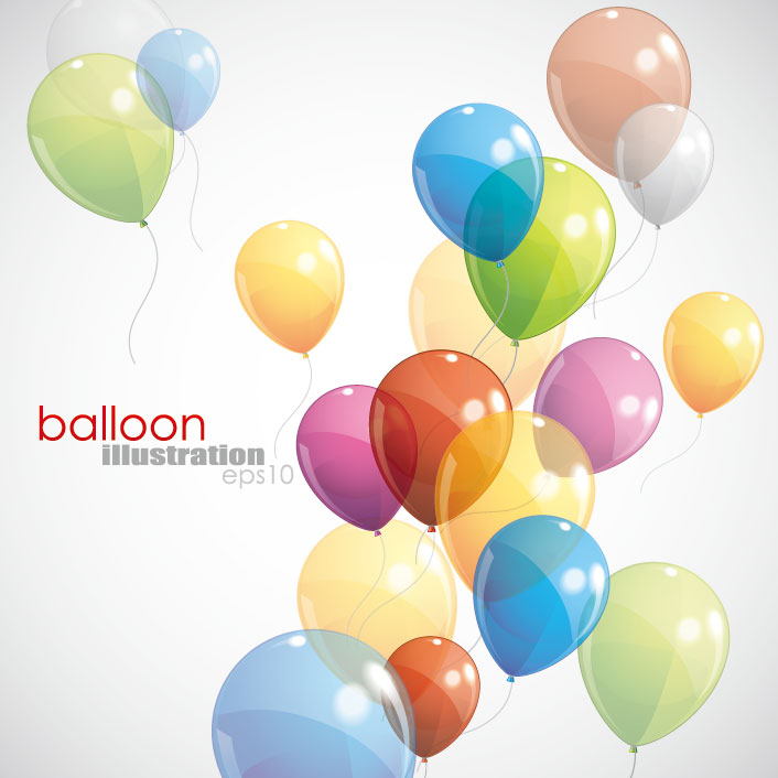 Free Vector Balloons