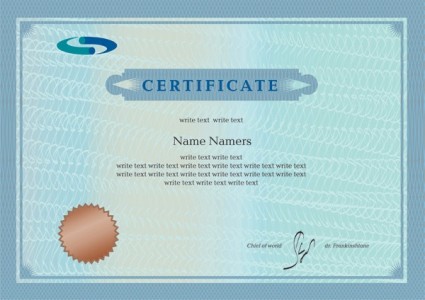 Free Vector Certificate Template