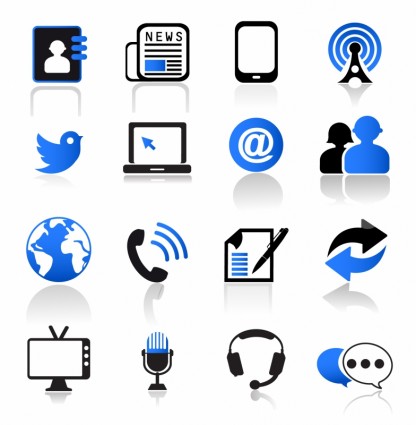 18 Communication Icons Vector Free Images