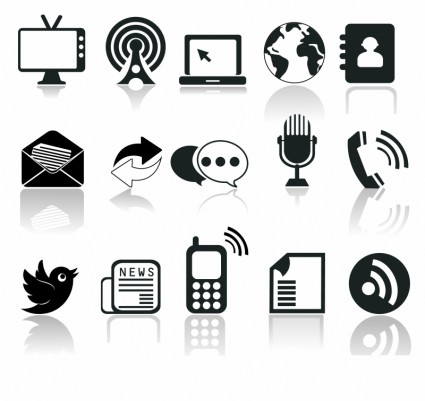 Free Vector Communication Icons