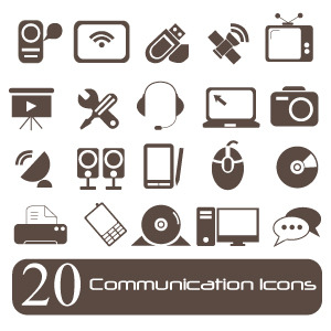 Free Vector Communication Icons