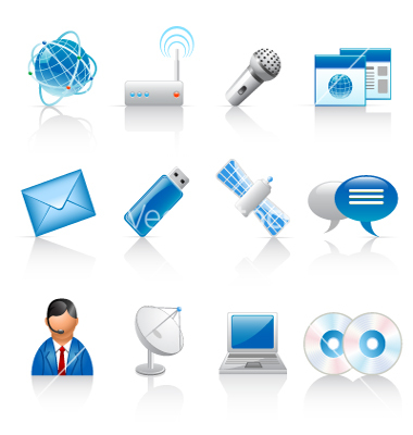 Free Vector Communication Icons