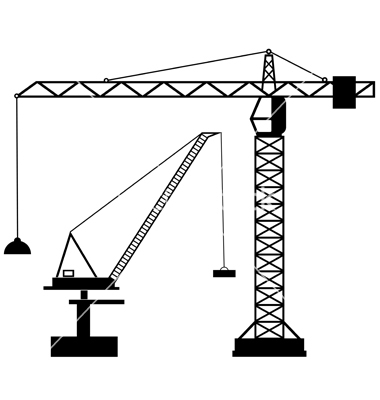 Free Vector Construction Crane