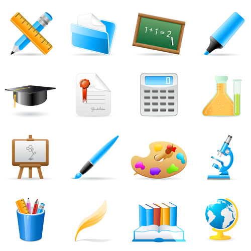 Free Vector Icons School