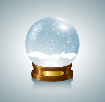 Free Vector Snow Globe