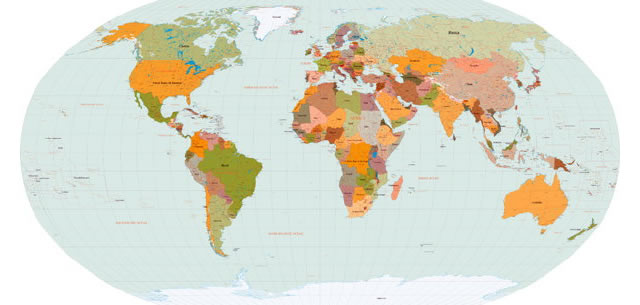 Free Vector World Map