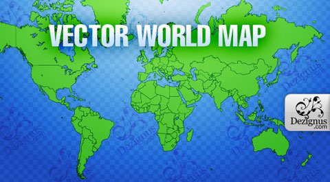 Free Vector World Map