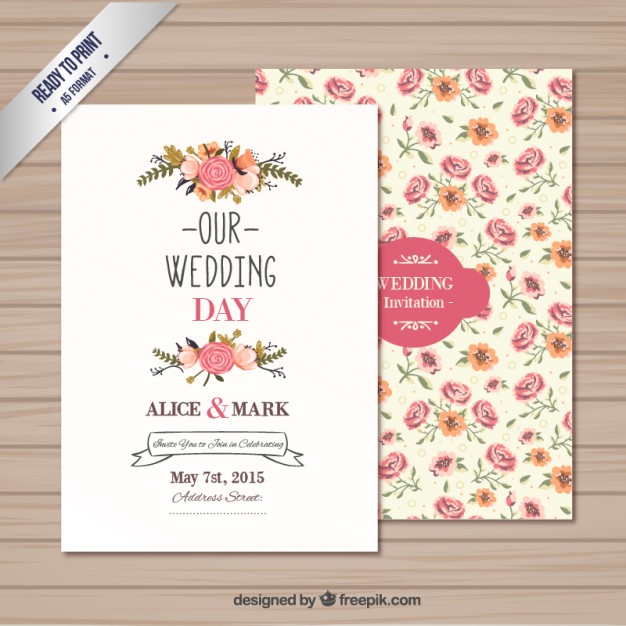 Free Wedding Invitation Templates