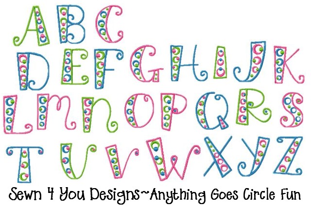 Fun Font Letters Alphabet