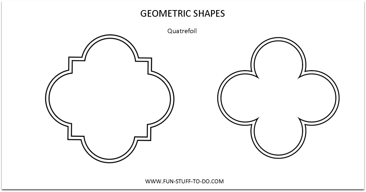 Geometric Shape Outlines