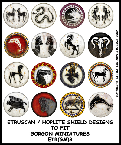 Greek Hoplite Shield Designs