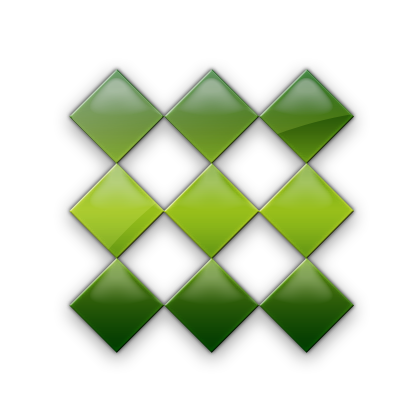 Green Diamond Shape Icon