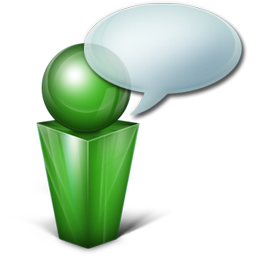 Green Messenger Icon Green Messenger Icon