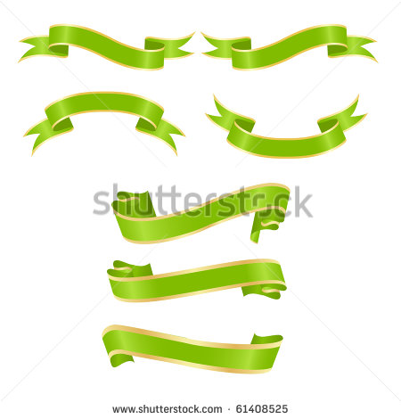 Green Ribbon Banner Clip Art