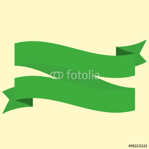 Green Ribbon Banner