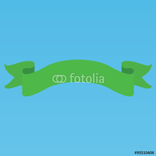 Green Ribbon Banner