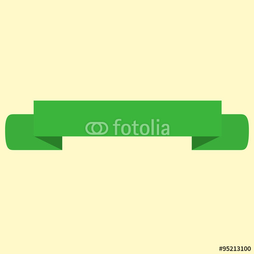 Green Ribbon Banner