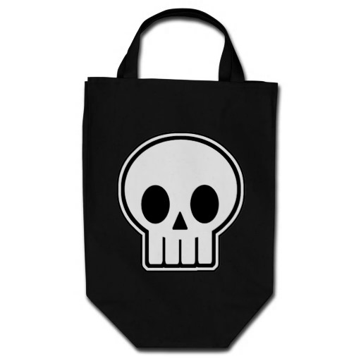 Halloween Tricks or Treat Skull Bag