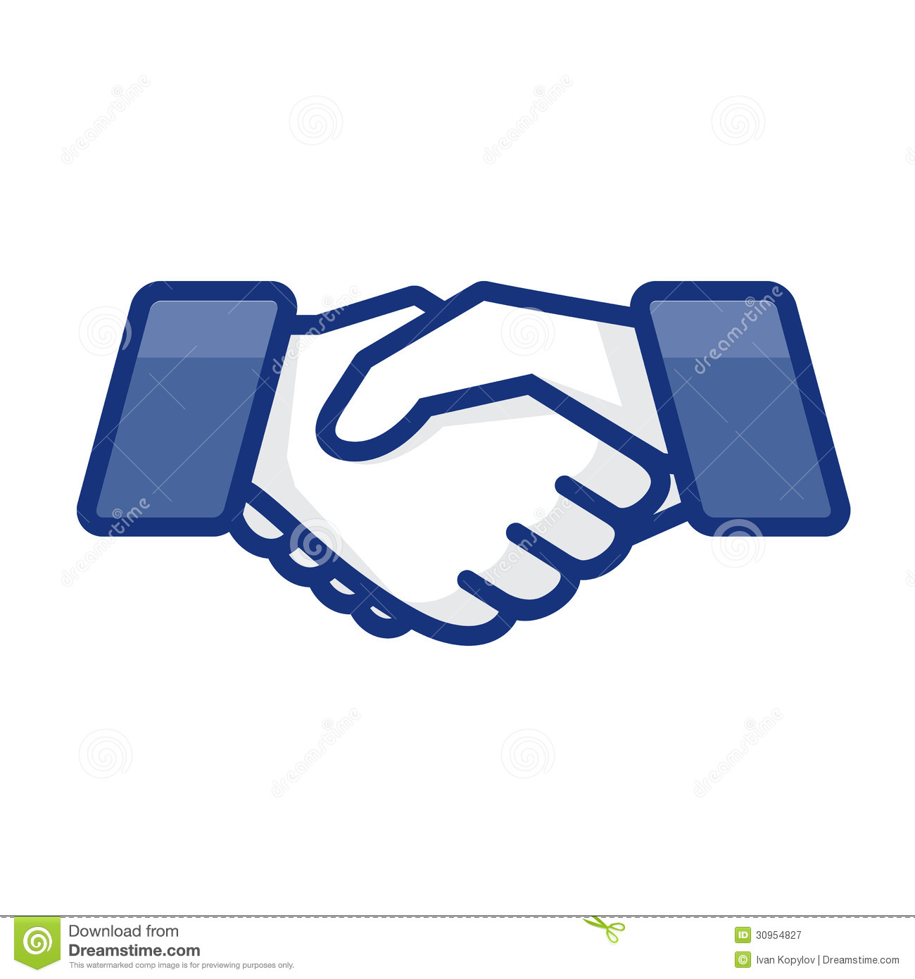 Handshake Clip Art Vector