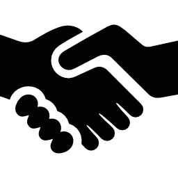 Handshake Icon Black