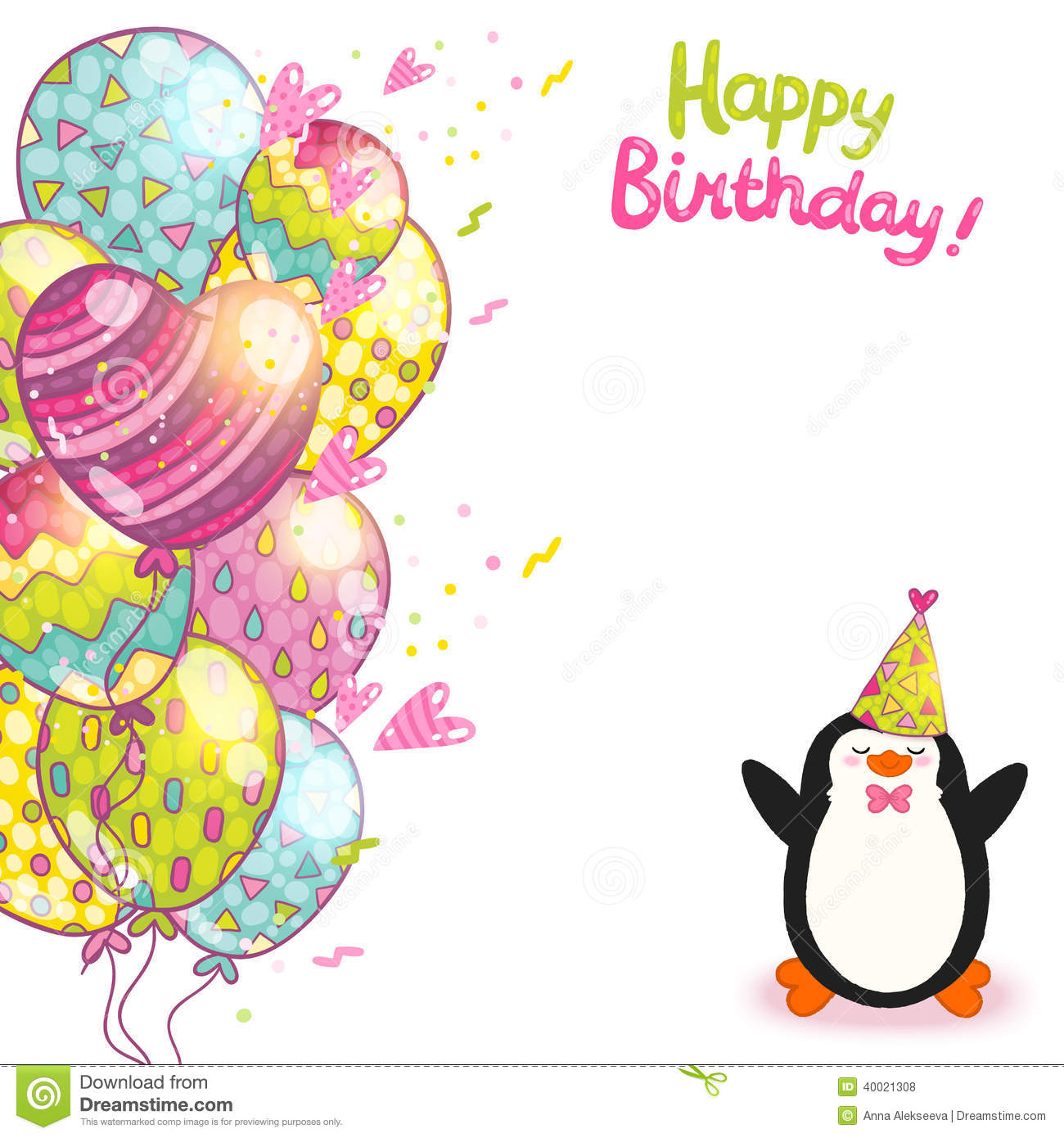 Happy Birthday Card Template