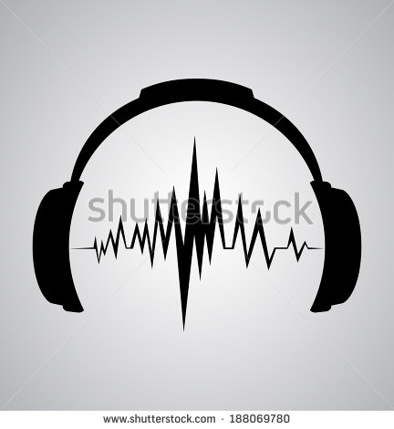 Headphones with Sound Waves Icon