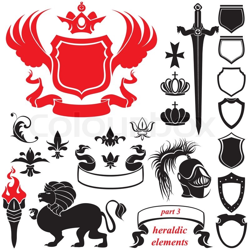 Heraldic Crown Silhouette