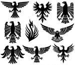 20 Victory Eagle Silhouette Vector Images