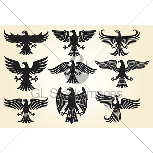 Heraldic Eagle Vector