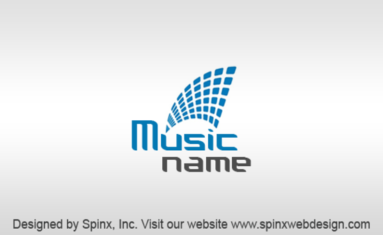 High Quality Music Logo