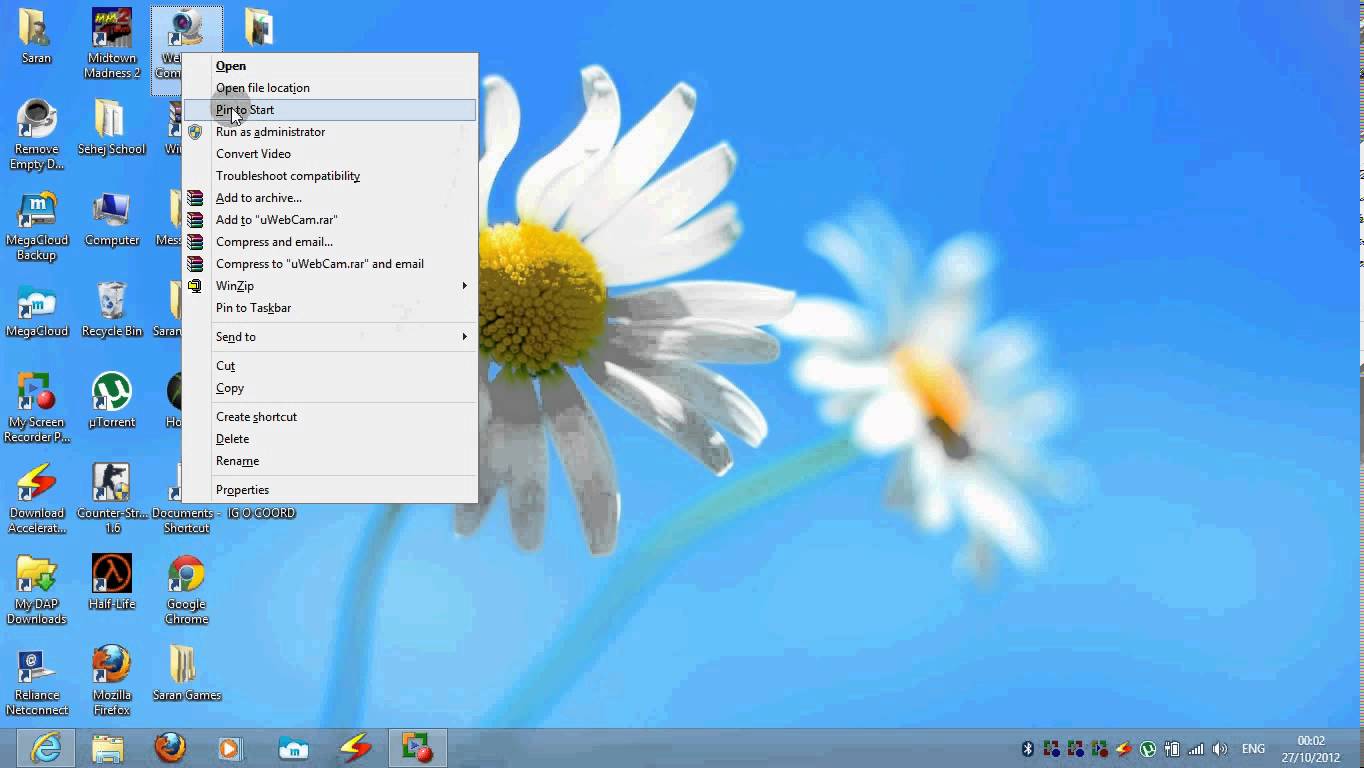 How to Put Gmail Icon On Desktop Windows 8