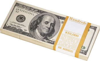 Hundred Dollar Bill PSD