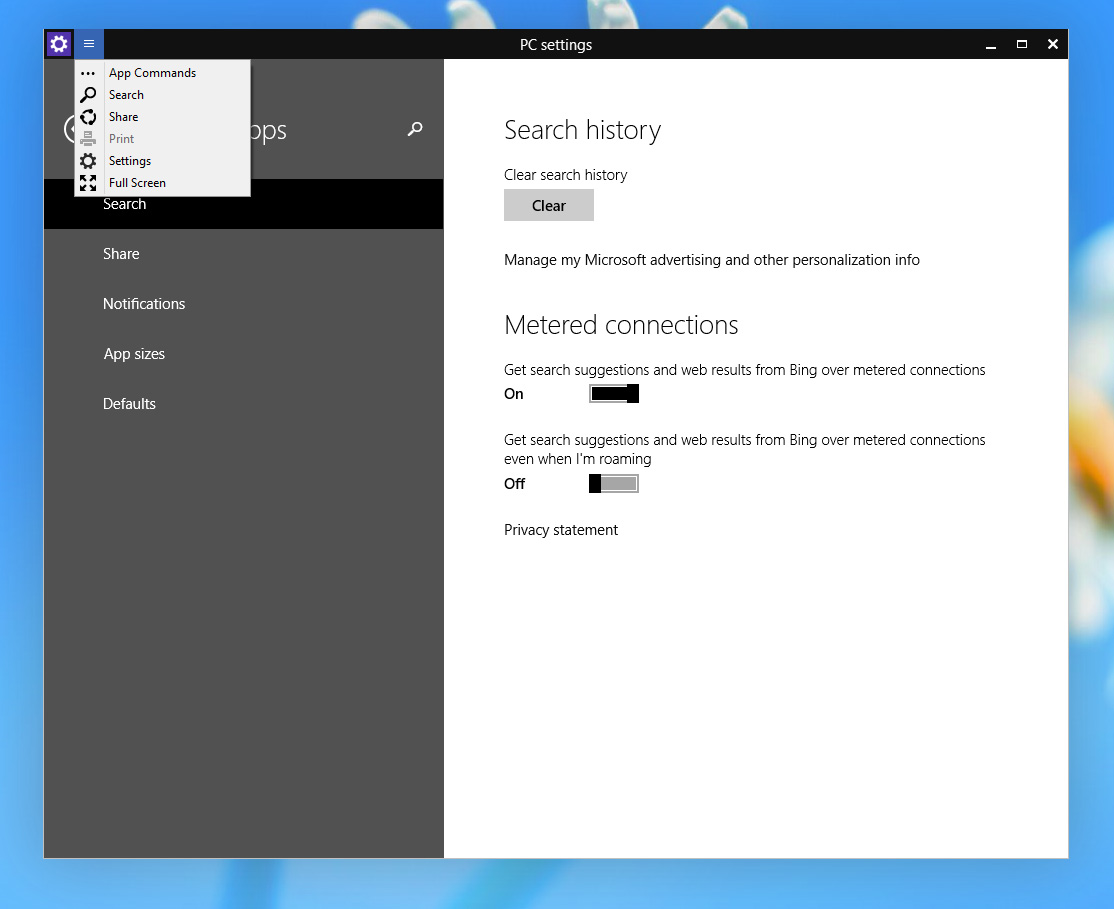 Icon Settings Windows 1.0