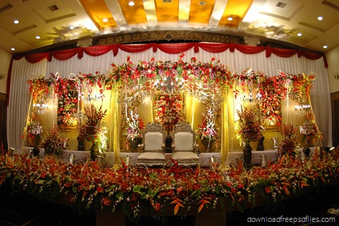 Indian Wedding Stage Decoration