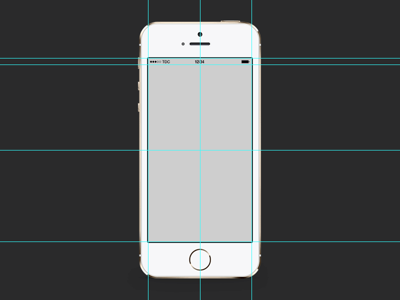iPhone 5S Template iPhone 5S Template