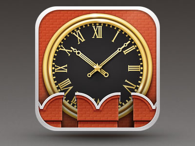 iPhone Clock App Icon