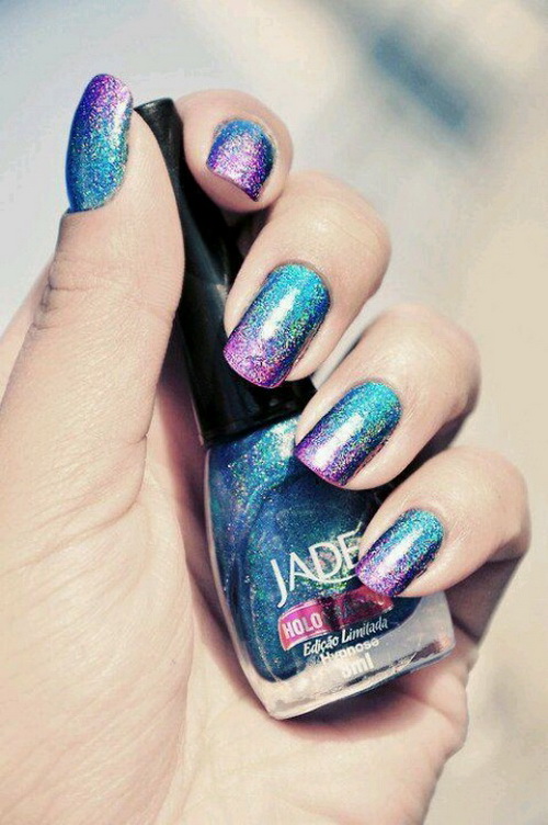 Jade Holographic Nail Polish