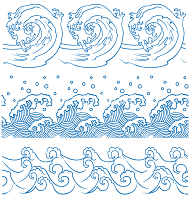 Japanese Wave Clip Art