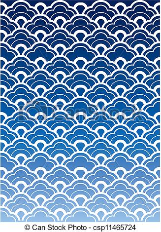 Japanese Waves Pattern Japanese Waves Pattern