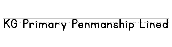 KG Primary Penmanship Font Free Download