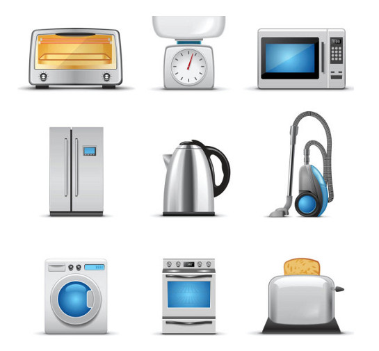 Kitchen Vector Icons