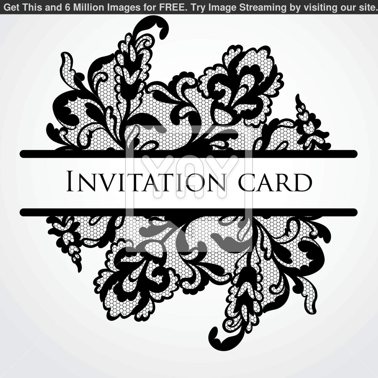 Lace Border Vector Free