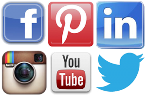 Large Social Media Icons