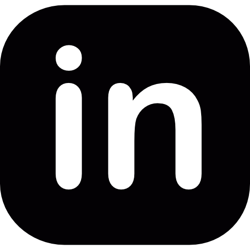 LinkedIn Logo Black